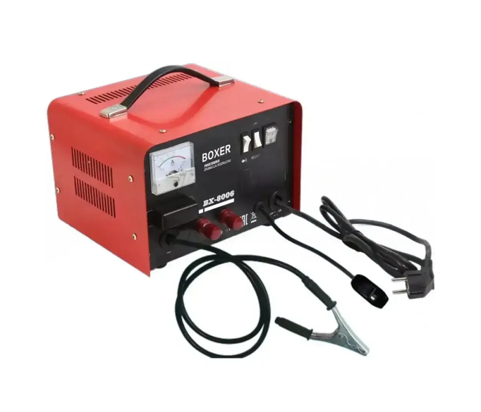 Пускозарядное устройство для автомобильного аккумулятора Boxer BX8006 12 24 В 18 А для АКБ 20 120 Ah с функцией запуска двигателя - изображение 5