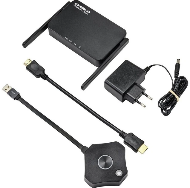 Бездротова презентаційна система SpeaKa Professional SP-WTR-500 Full HD 5 ГГц радіус до 30 м - зображення 4
