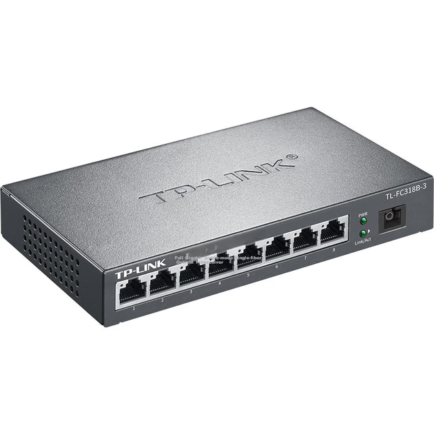 Медиаконвертер TP-LINK TL-FC318B 1SC+8GE WDM 1310/1550 нм - Фото 1 Медиаконвертер TP-LINK TL-FC318B 1SC+8GE WDM 1310/1550 нм - изображение 1
