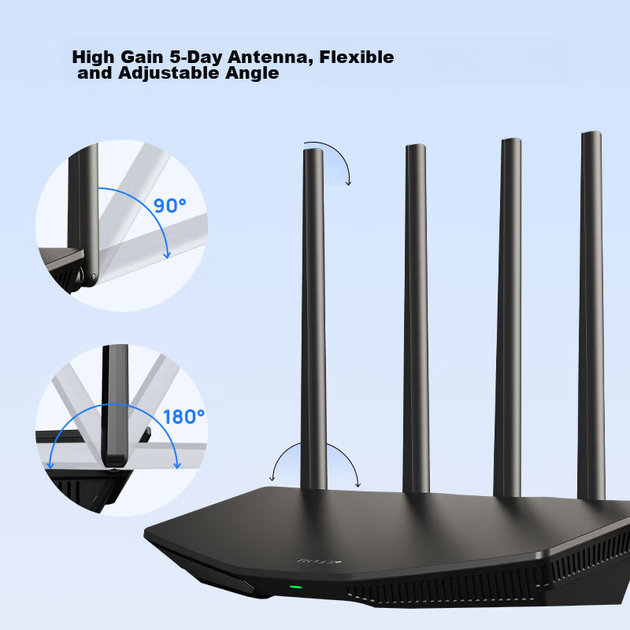 Маршрутизатор TP-LINK Archer BE3600 Wi-Fi 7 2.5 Гбит/с Черный - Фото 7 Маршрутизатор TP-LINK Archer BE3600 Wi-Fi 7 2.5 Гбит/с Черный - изображение 7