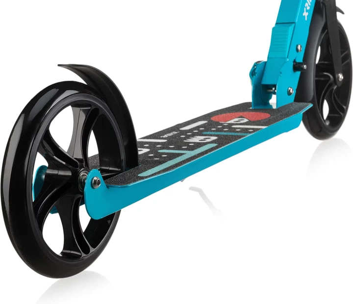 Самокат дитячий X-Rider ST1600 ALU Чорно-блакитний 185811 (5905884421536) - зображення 6