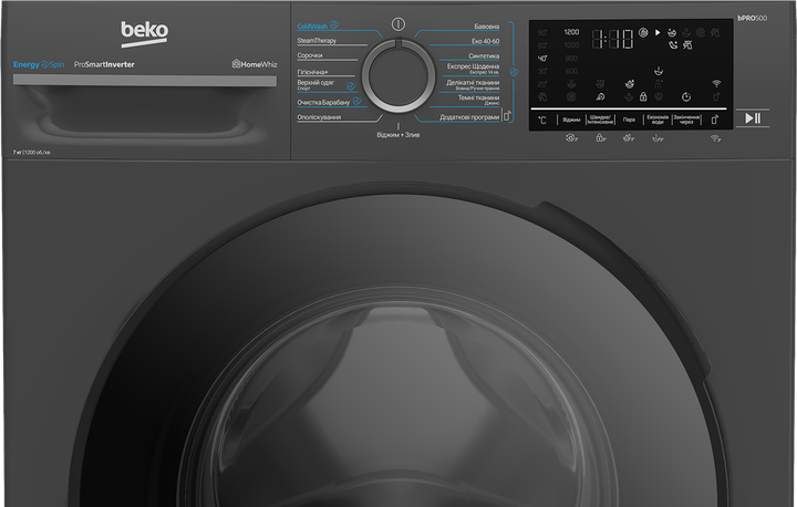 Стиральная машина узкая Beko B5WFU67215AB2 - изображение 6