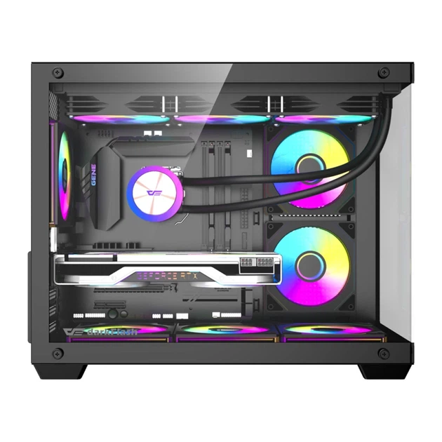 Корпус комп'ютерний DarkFlash B275 PRO Black + 6 вентиляторів (B275 PRO BLK +6F) - зображення 4