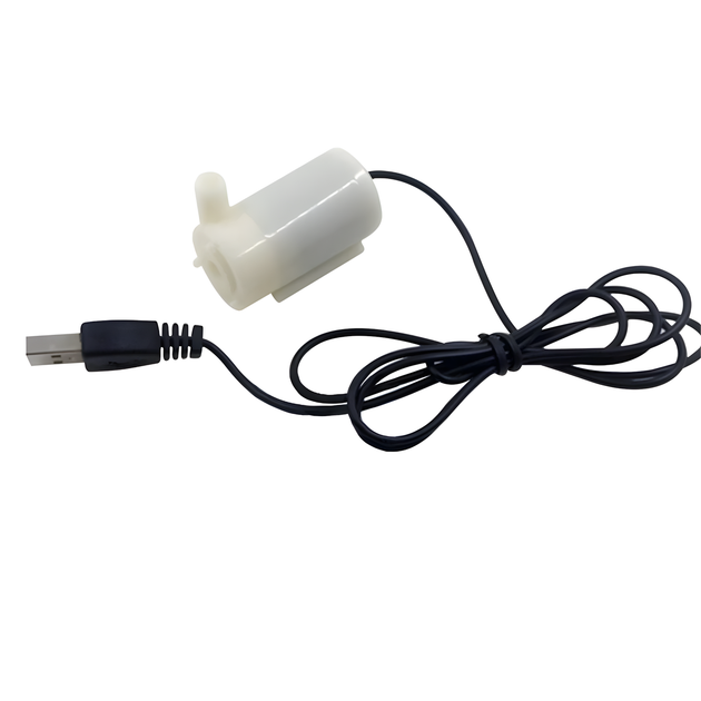 Миниатюрный погружной насос для аквариумов с питанием USB White - изображение 4