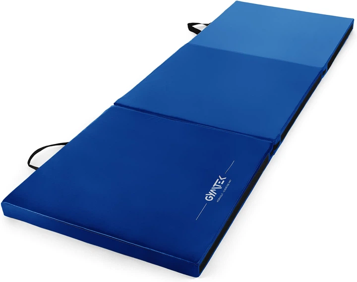 Мат гімнастичний Gymtek Triple 180 x 60 x 5 см Синій (5907766668602) - Фото 1 Мат гімнастичний Gymtek Triple 180 x 60 x 5 см Синій (5907766668602) - зображення 1