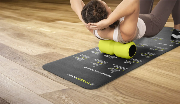 Килимок для фітнесу та йоги Mobility Mat Trigger Point— спортивний килимок з інфографікою вправ для МФР та розтяжки (22130) - изображение 4