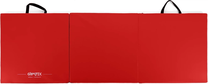 Мат гімнастичний Gymtek Triple 180 x 60 x 5 см Червоний (5907766668619) - Фото 3 Мат гімнастичний Gymtek Triple 180 x 60 x 5 см Червоний (5907766668619) - зображення 3