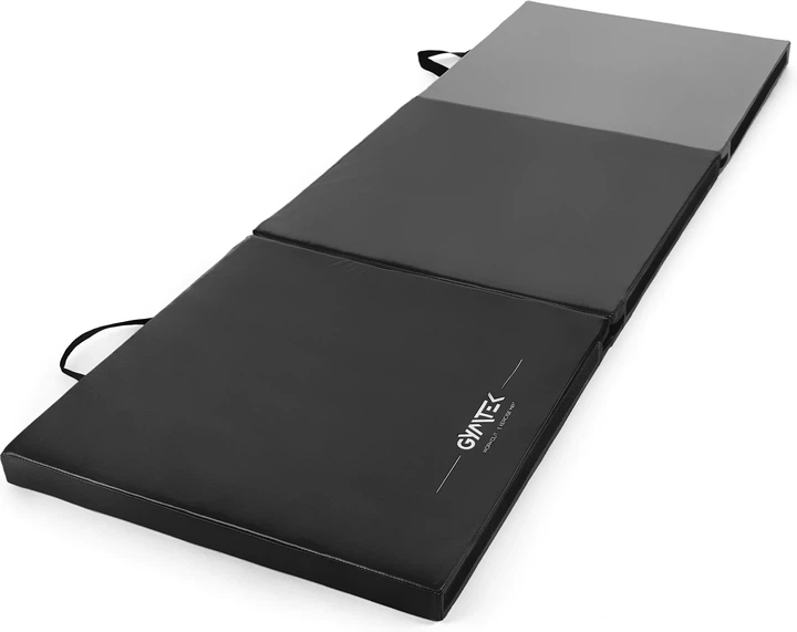 Мат гімнастичний Gymtek Triple G-42352 180 x 60 x 5 см Чорний (5905884423523) - Фото 3 Мат гімнастичний Gymtek Triple G-42352 180 x 60 x 5 см Чорний (5905884423523) - зображення 3