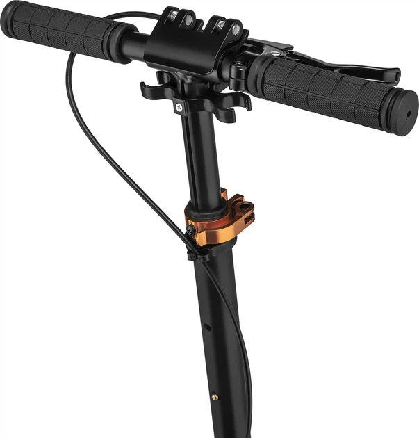 Самокат X-Rider ST2000 з дисковим гальмом Чорно-помаранчевий 96203 (5907766661368) - зображення 6