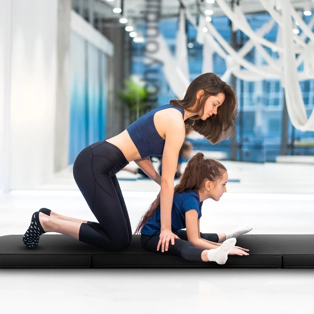 Мат гімнастичний Gymtek FlexMotion G-42808 cкладаний 240 x 120 см Чорний (5905884428085) - Фото 12 Мат гімнастичний Gymtek FlexMotion G-42808 cкладаний 240 x 120 см Чорний (5905884428085) - зображення 12