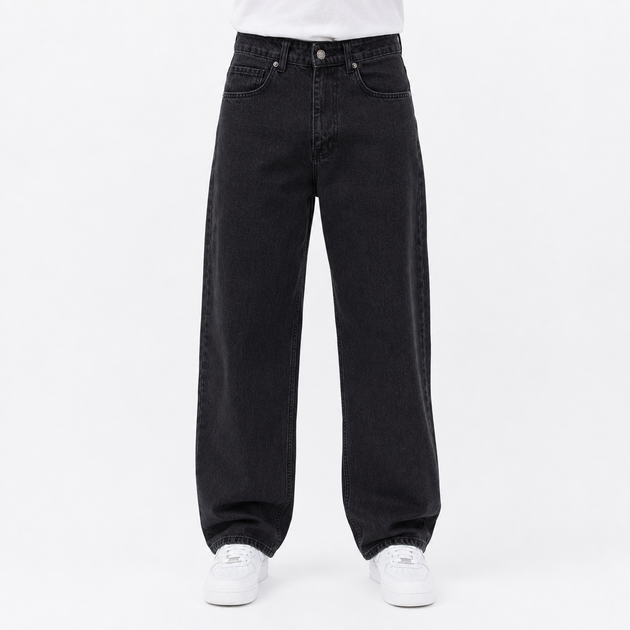 Джинси чоловічі широкі Lyle&Scott сірий антрацит 28 (1027-237-3) - Фото 1 Джинси чоловічі широкі Lyle&Scott сірий антрацит 28 (1027-237-3) - изображение 1