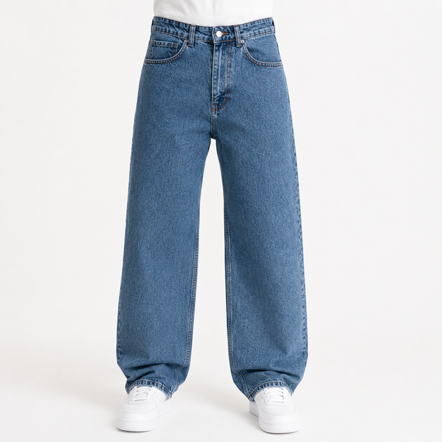 Джинси чоловічі широкі Lyle&Scott блакитні 32 (1027-240-1) - Фото 1 Джинси чоловічі широкі Lyle&Scott блакитні 32 (1027-240-1) - изображение 1