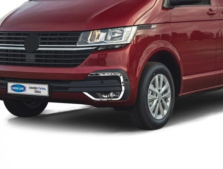 Накладки хромовані на протитуманні фари (4шт) Volkswagen T6 2019-, OmsaLine 7550104F - Фото 1 Накладки хромовані на протитуманні фари (4шт) Volkswagen T6 2019-, OmsaLine 7550104F - зображення 1