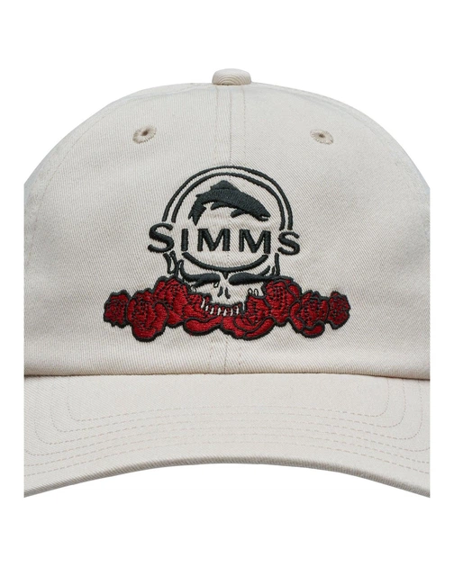 Кепка Simms Grateful Dead Single Haul Cap - Roses белый - изображение 3