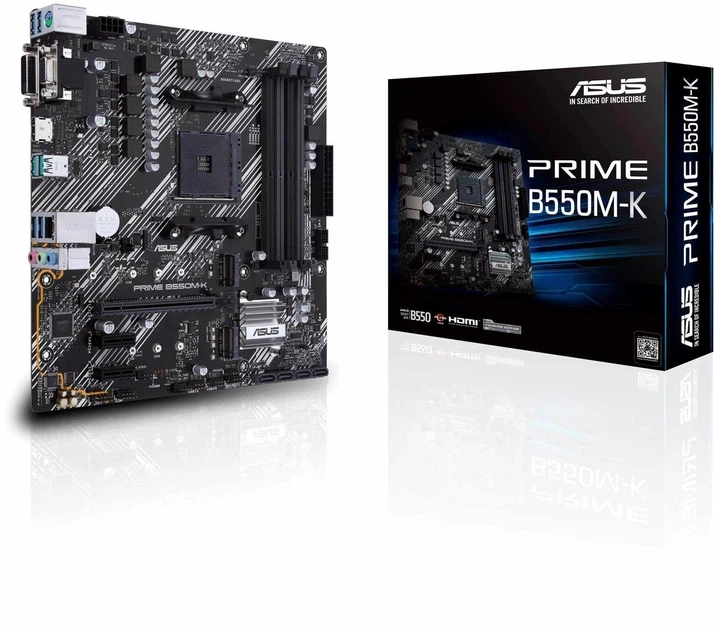 Материнская плата AM4 Asus Prime B550M-K - Фото 6 Материнская плата AM4 Asus Prime B550M-K - изображение 6