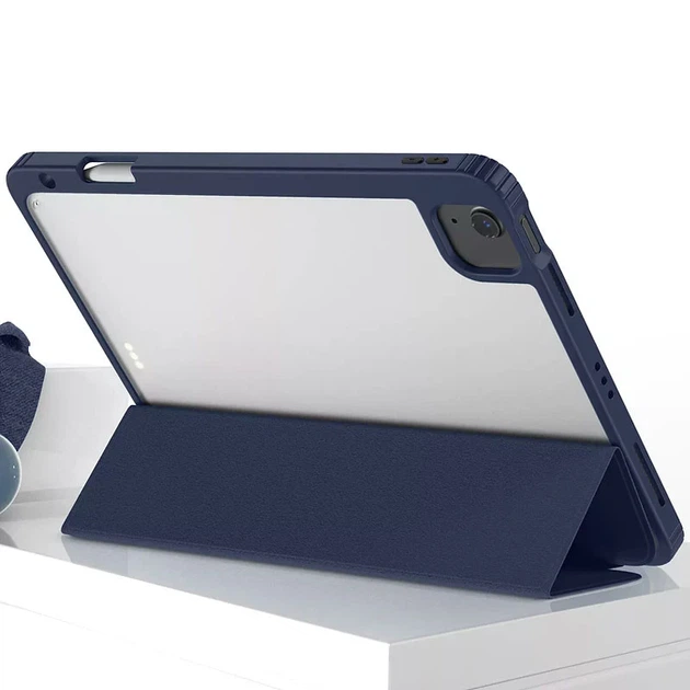 Чехол-книжка BlueO Ape Case для iPad Air 10.9''/Pro 11'' синій TPU штучна шкіра - зображення 3