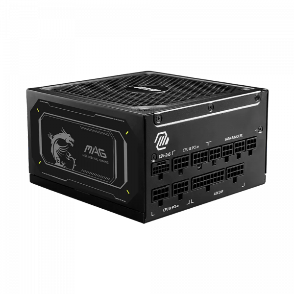 Блок живлення msi atx 1000w mag a1000gl pcie5 ii, eu, 1000w, Fully-Modular, 80 Plus Gold mag a1000gl pcie5 ii - Фото 1 Блок живлення msi atx 1000w mag a1000gl pcie5 ii, eu, 1000w, Fully-Modular, 80 Plus Gold mag a1000gl pcie5 ii - зображення 1