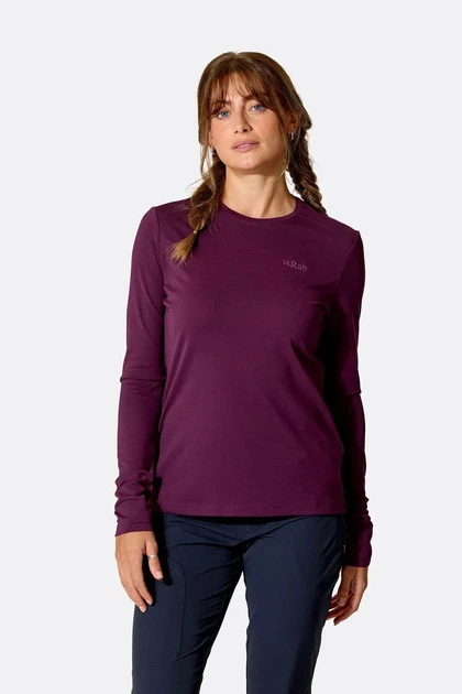 Кофта Rab Force LS Tee Wmns M Mulberry (1033-RB QCC-23-MUL-12) - зображення 6