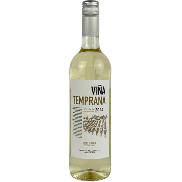 Вино Vina Temprana 2024 сухе біле 13% 0,75 л (Іспанія) - Фото 1 Вино Vina Temprana 2024 сухе біле 13% 0,75 л (Іспанія) - изображение 1