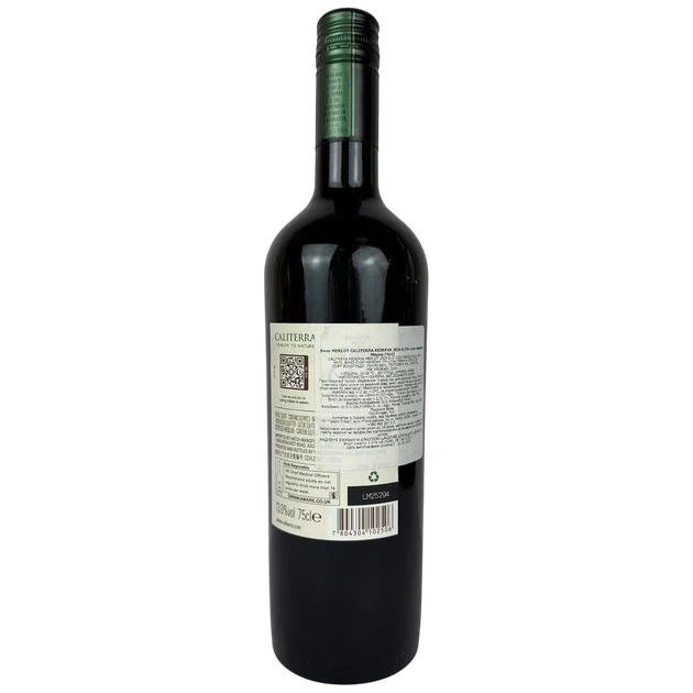 Вино Caliterra Reserva Мерло сухе червоне 13,5% 0,75 л (Чилі) - изображение 2