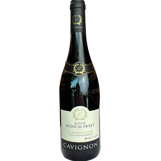 Вино Cavignon червоне напівсолодке 12% 0,75 л (Франція) - Фото 1 Вино Cavignon червоне напівсолодке 12% 0,75 л (Франція) - изображение 1