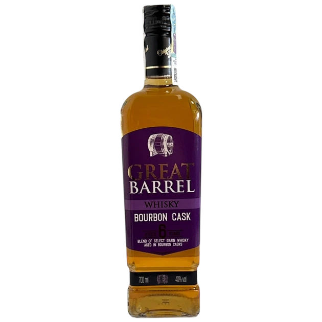 Віски Great Barrel 0,7л 6 років 40% (Словаччина) - Фото 1 Віски Great Barrel 0,7л 6 років 40% (Словаччина) - зображення 1