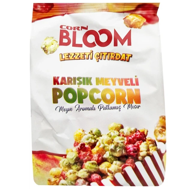 Попкорн Corn Bloom фруктовий мікс 60г (Туреччина) - Фото 1 Попкорн Corn Bloom фруктовий мікс 60г (Туреччина) - изображение 1