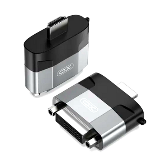 Адаптер XO GB013 HDMI DVI для подключения ноутбуков и компьютеров к мониторам и телевизорам с высоким качеством изображения - Фото 1 Адаптер XO GB013 HDMI DVI для подключения ноутбуков и компьютеров к мониторам и телевизорам с высоким качеством изображения - изображение 1