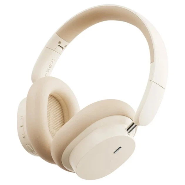 Накладні бездротові навушники Baseus Bowie D05 Bluetooth 5.3 Creamy-white - Фото 1 Накладні бездротові навушники Baseus Bowie D05 Bluetooth 5.3 Creamy-white - зображення 1