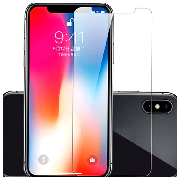 Защитное стекло 2.5D для Apple iPhone X XS 11 Pro прозрачное с олеофобным покрытием для защиты экрана от царапин - изображение 7