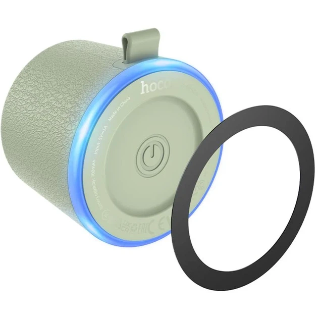 Bluetooth колонка Hoco HC49 Shine 8W ABS-пластик 60x60x50 мм черная - изображение 2
