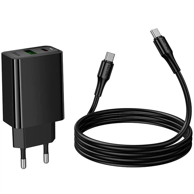 Зарядное устройство Hoco CS94A PD20W QC3.0 20Вт 1USB-A 1USB-C черный - изображение 6