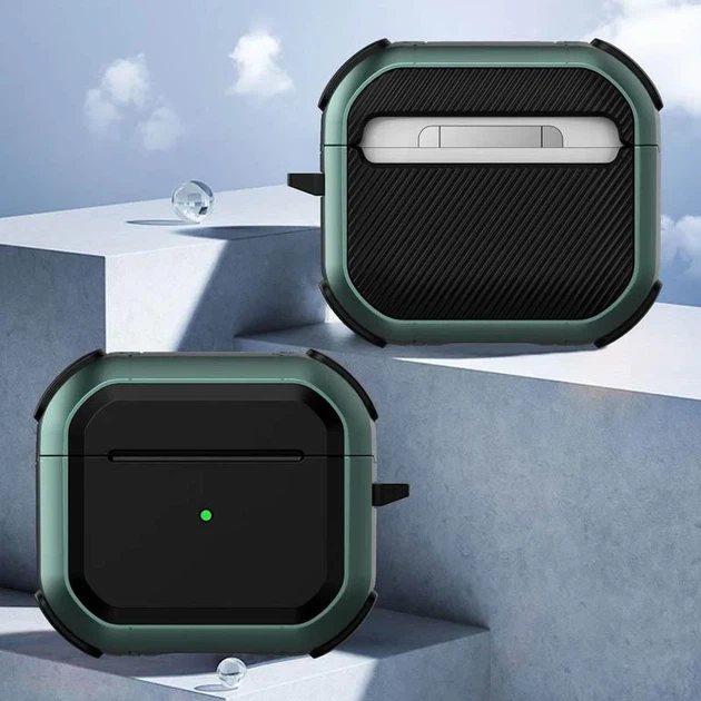 Чехол противоударный для AirPods 3 анти-удар анти-пыль пластик Apple Green - Фото 5 Чехол противоударный для AirPods 3 анти-удар анти-пыль пластик Apple Green - изображение 5