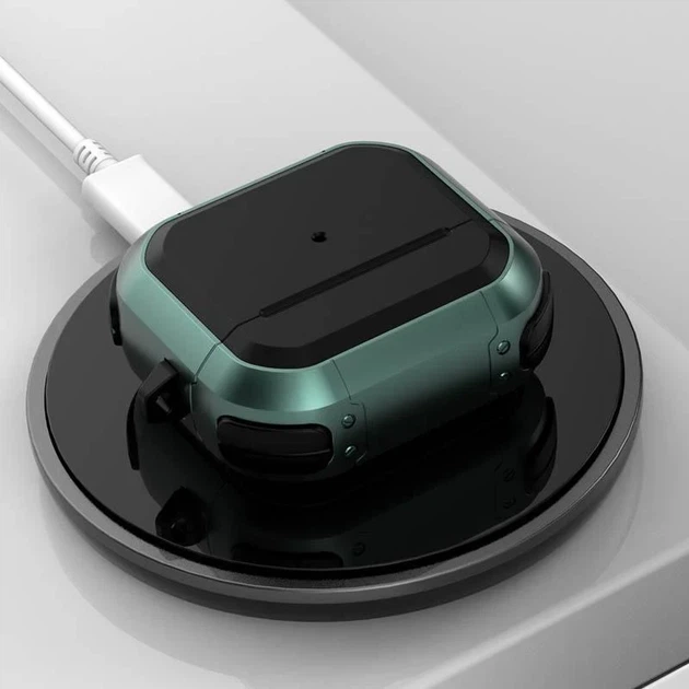 Чехол противоударный для AirPods 3 анти-удар анти-пыль пластик Apple Green - Фото 6 Чехол противоударный для AirPods 3 анти-удар анти-пыль пластик Apple Green - изображение 6