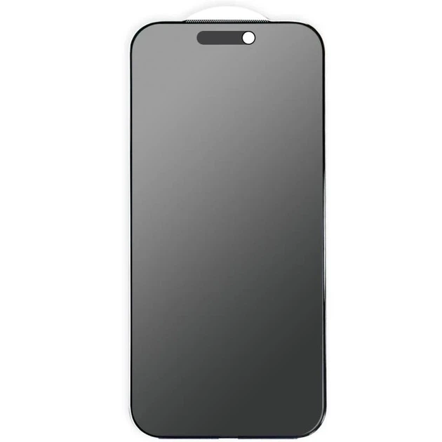 Защитное стекло Privacy 5D Matte для Apple iPhone 17 Pro Max 0,33 мм черное закаленное стекло - Фото 1 Защитное стекло Privacy 5D Matte для Apple iPhone 17 Pro Max 0,33 мм черное закаленное стекло - изображение 1