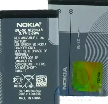 Акумулятор BL-5C для Nokia 6230i литий-ионный для восстановления автономности и производительности смартфона - изображение 6