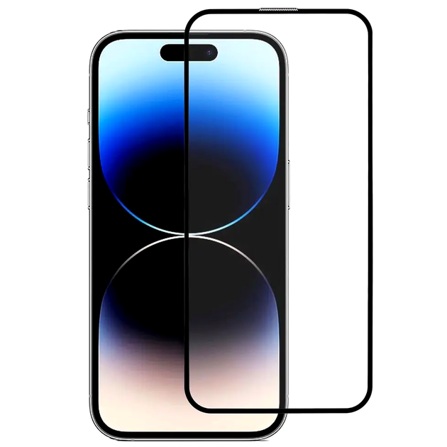 Защитное стекло OG для Apple iPhone 12 12 Pro черное защитное покрытие для защиты экрана от царапин и ударов - изображение 9