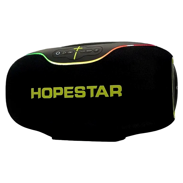 Портативная Bluetooth колонка Hopestar A80 черная для вечеринок и активного отдыха с мощным звуком и функцией PowerBank - изображение 6