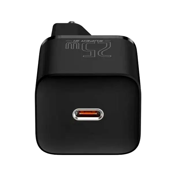Мережевий зарядний пристрій Baseus Super Si Quick Charger 25 W для швидкого заряджання смартфонів і планшетів з USB Type-C - Фото 3 Мережевий зарядний пристрій Baseus Super Si Quick Charger 25 W для швидкого заряджання смартфонів і планшетів з USB Type-C - зображення 3