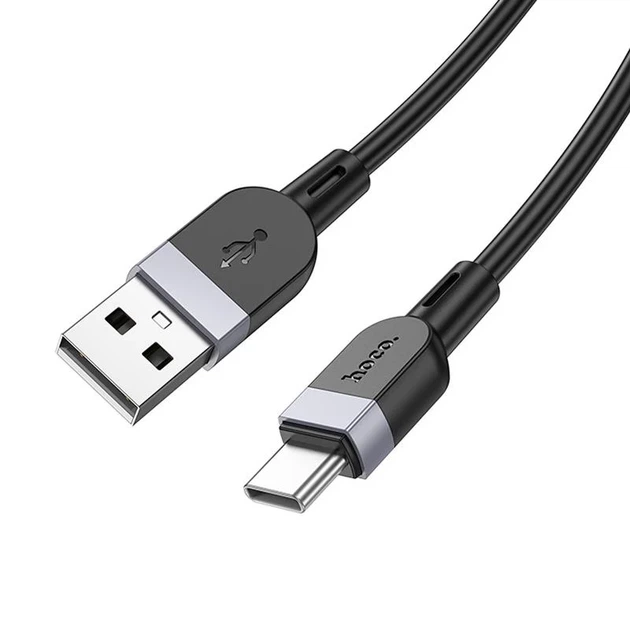 Кабель Hoco X109 Energy USB — Type-C 3 м, силиконовая оплётка, чёрный - изображение 4