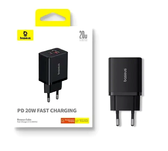 Сетевое зарядное устройство Baseus Super Si Pro Quick Charger 30W для смартфонов и гаджетов с двумя портами USB Type-A Type-C - изображение 6