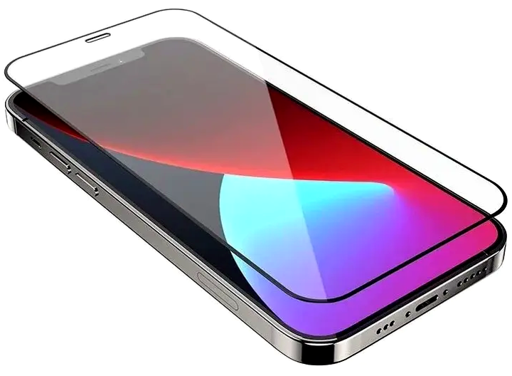 Защитное стекло Ceramic для iPhone 12 12 Pro гибкое черное для защиты экрана от ударов и царапин - Фото 7 Защитное стекло Ceramic для iPhone 12 12 Pro гибкое черное для защиты экрана от ударов и царапин - изображение 7
