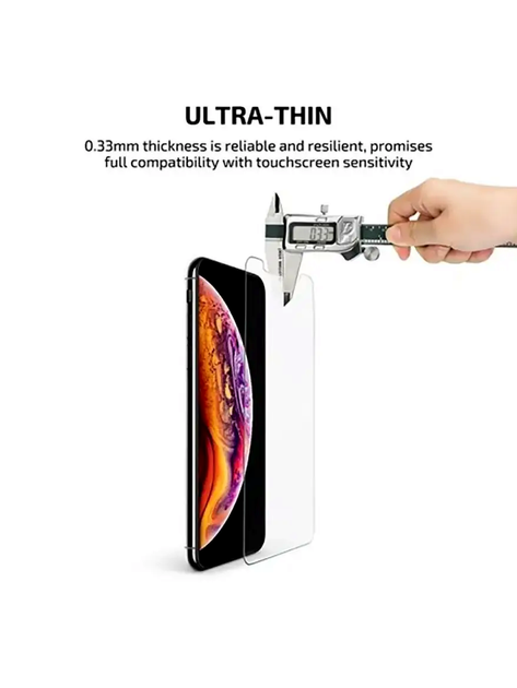 Защитное стекло 2.5D для Apple iPhone XS Max и 11 Pro Max прозрачное для защиты экрана от ударов и царапин - Фото 7 Защитное стекло 2.5D для Apple iPhone XS Max и 11 Pro Max прозрачное для защиты экрана от ударов и царапин - изображение 7