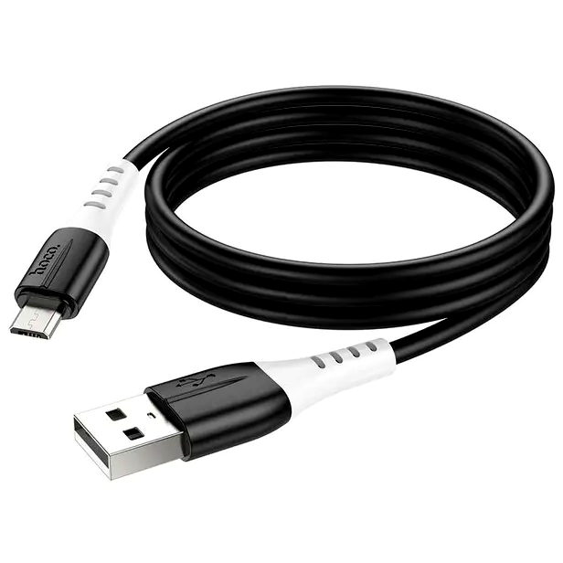 Кабель Hoco X82 Type-C силиконовый для зарядки и передачи данных с силой тока 3 А длиной 1 м черный - Фото 3 Кабель Hoco X82 Type-C силиконовый для зарядки и передачи данных с силой тока 3 А длиной 1 м черный - изображение 3