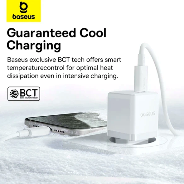 ЗЗП Baseus Palm зарядний пристрій 20 W USB Type-C для швидкого заряджання смартфонів і планшетів - Фото 8 ЗЗП Baseus Palm зарядний пристрій 20 W USB Type-C для швидкого заряджання смартфонів і планшетів - зображення 8