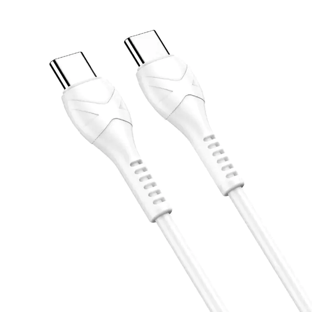 Кабель Hoco X37 Type-C для заряджання та передавання даних 60 W 1 метр білий для смартфонів і ноутбуків - Фото 7 Кабель Hoco X37 Type-C для заряджання та передавання даних 60 W 1 метр білий для смартфонів і ноутбуків - зображення 7