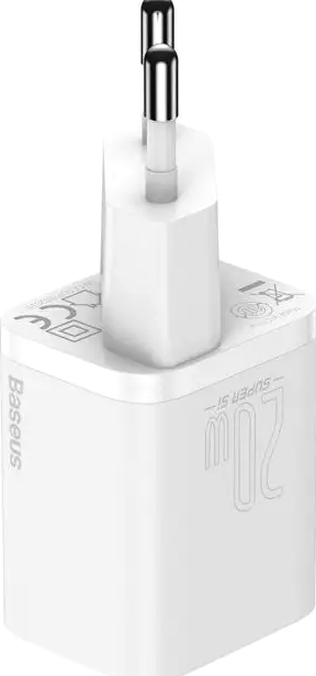 Мережевий зарядний пристрій Baseus Super Si 20 W USB Type-C для швидкого заряджання смартфонів і планшетів - Фото 2 Мережевий зарядний пристрій Baseus Super Si 20 W USB Type-C для швидкого заряджання смартфонів і планшетів - зображення 2