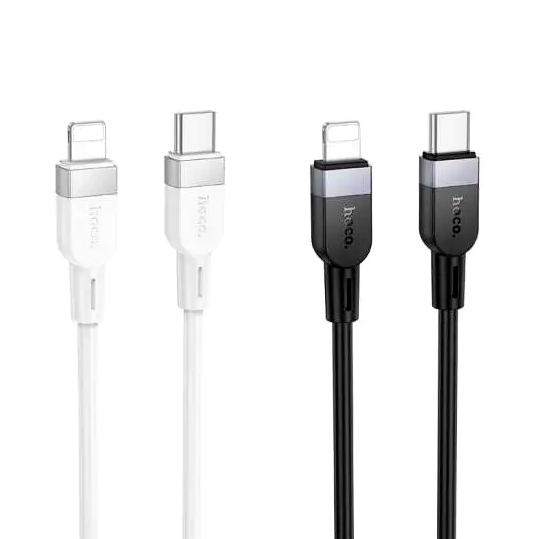 Кабель Hoco X109 Energy PD силиконовый для зарядки и передачи данных iPhone iPad 27 Вт 1 м черный - изображение 9