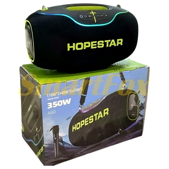 Портативна Bluetooth колонка Hopestar A80 потужна акустика для вечірок і активного відпочинку з RGB-підсвіткою - зображення 7