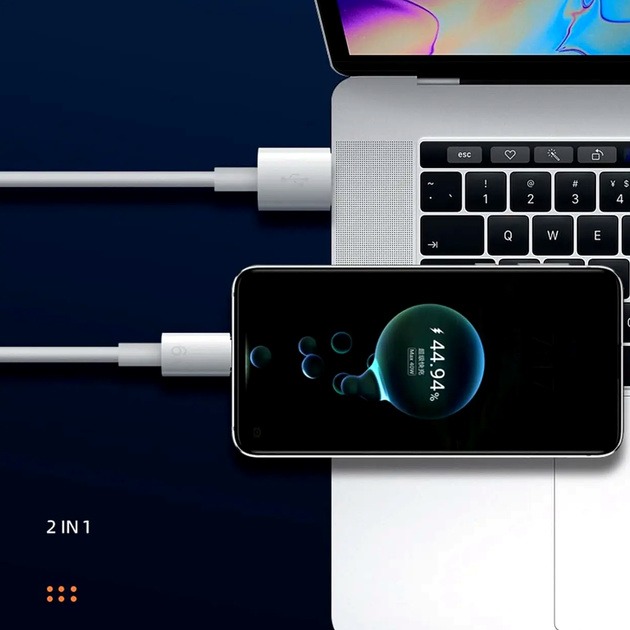 Кабель Xiaomi USB to Micro USB белый для передачи данных и зарядки устройств длиной 1 метр с пластиковым покрытием - Фото 9 Кабель Xiaomi USB to Micro USB белый для передачи данных и зарядки устройств длиной 1 метр с пластиковым покрытием - изображение 9